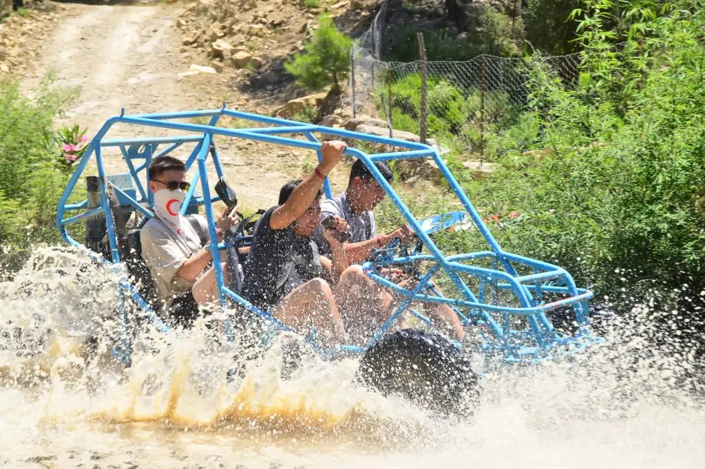 Alanya 5 in 1 Combo Safari Tour with rafting, buggy safari, zipline and canyon views