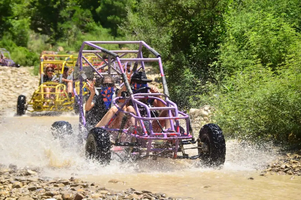 Alanya 5 in 1 Combo Safari Tour with rafting, buggy safari, zipline and canyon views