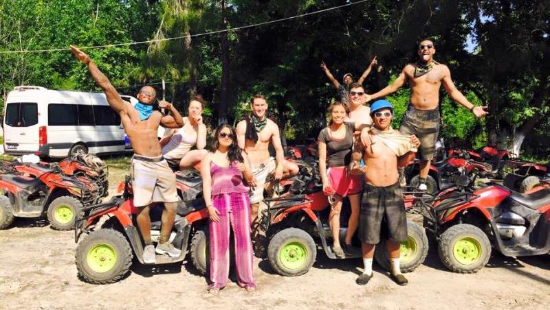 Alanya ATV Safari Tour with off-road adventure, dusty trails and scenic nature views