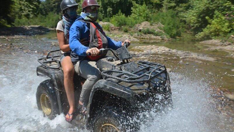 Alanya ATV Safari Tour with off-road adventure, dusty trails and scenic nature views