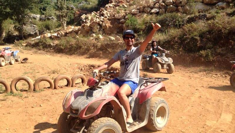 Alanya ATV Safari Tour with off-road adventure, dusty trails and scenic nature views