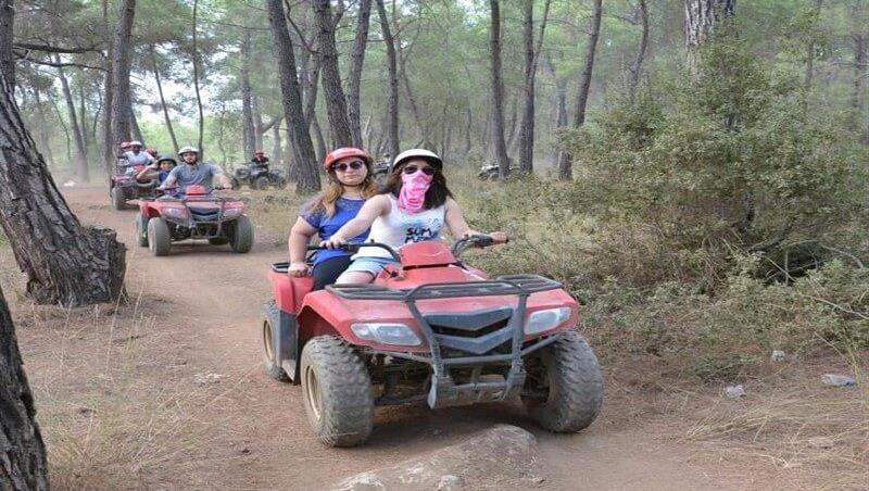 Alanya ATV Safari Tour with off-road adventure, dusty trails and scenic nature views