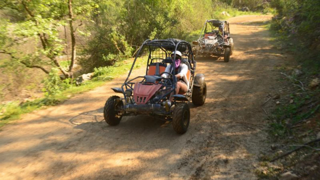 Alanya Buggy Safari Tour with off-road adventure, dusty trails and mountain scenery