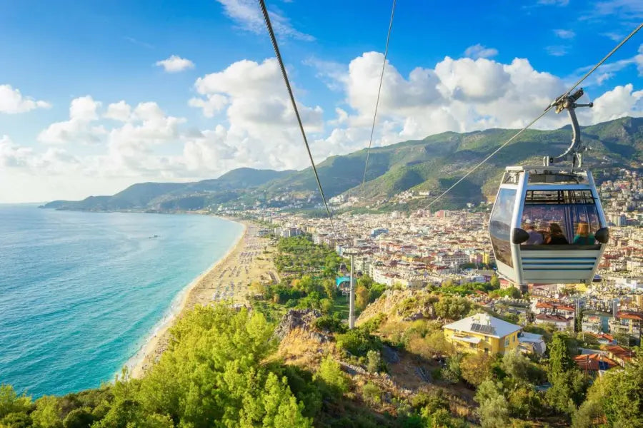 Alanya Cable Car City and Castle Tour with panoramic views and historic castle visit