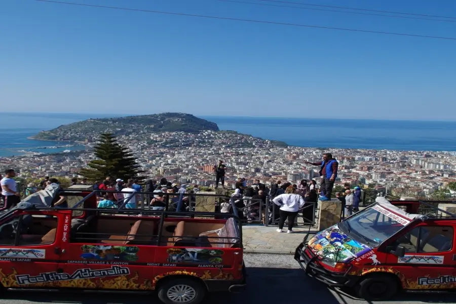 Alanya Cable Car City and Castle Tour with panoramic views and historic castle visit