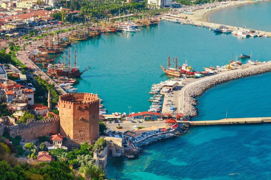 Alanya Cable Car City and Castle Tour with panoramic views and historic castle visit