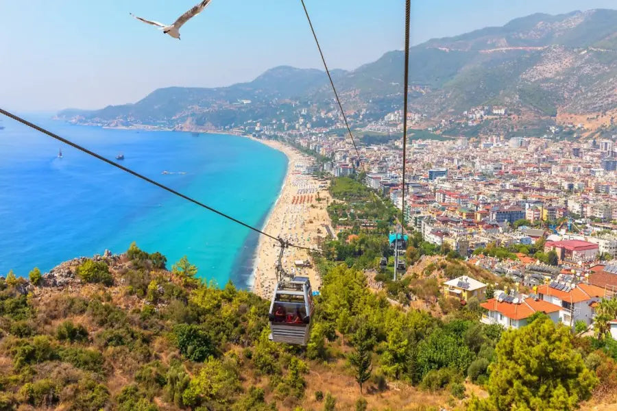 Alanya Cable Car City and Castle Tour with panoramic views and historic castle visit
