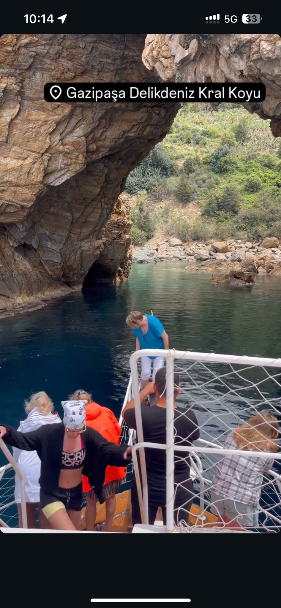 Alanya Relax Boat Tour to Delik Deniz and Kral Koyu with swimming breaks, sea caves and scenic Mediterranean views