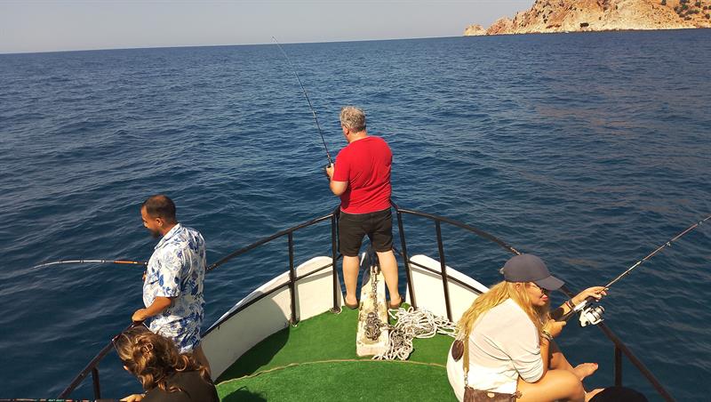 Alanya Fishing Tour with boat trip, sea fishing and scenic Mediterranean views