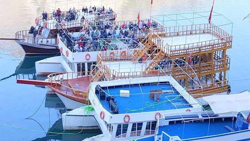 Alanya Green Canyon Tour with boat trip, turquoise lake views and nature scenery