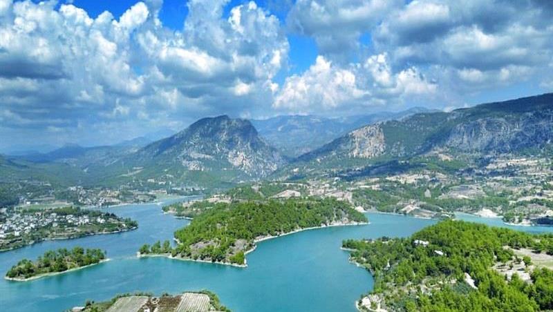 Alanya Green Canyon Tour with boat trip, turquoise lake views and nature scenery