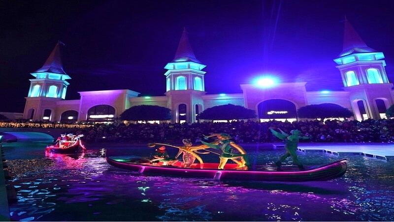 Land of Legends Night Show Tour from Alanya with lights, music and live performances