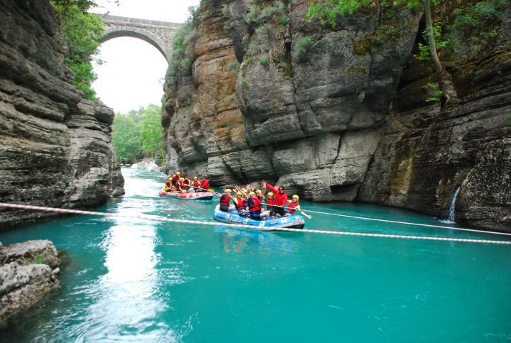 Alanya Rafting Tour with river adventure, canyon views and exciting white water experience