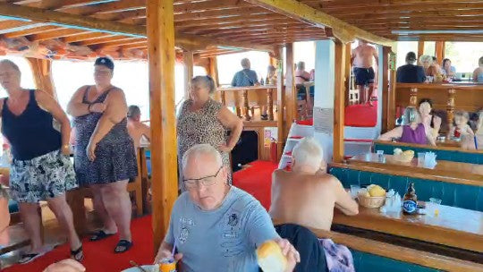 Alanya Relax Boat Tour with swimming breaks, peaceful sea views and a relaxing Mediterranean cruise