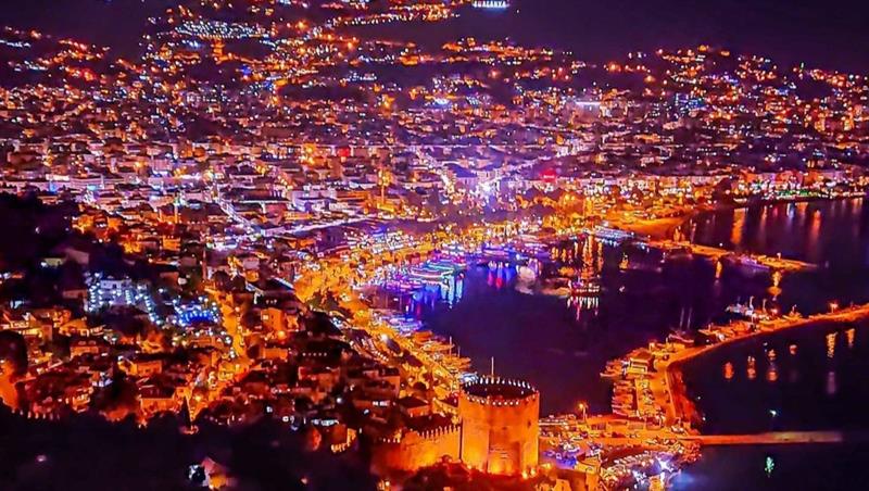 Alanya Sunset Boat Trip with Mediterranean sunset, sea views and relaxing evening cruise