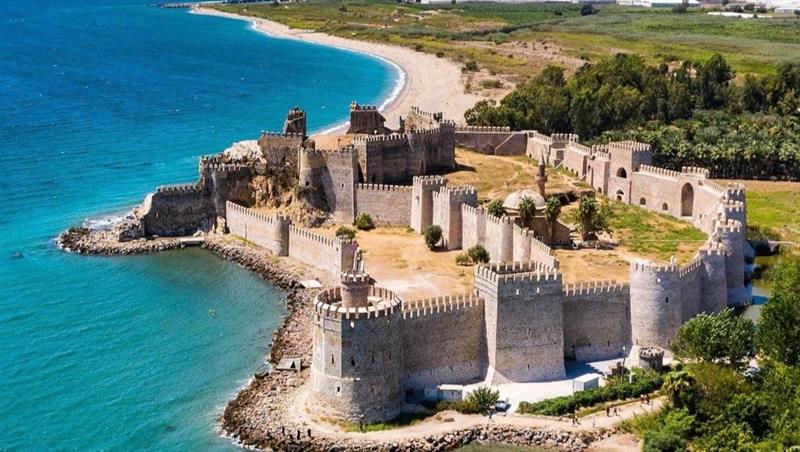 Anemurium Ancient City, Mamure Castle and Tandem Paragliding Tour from Alanya with history, sea views and adventure