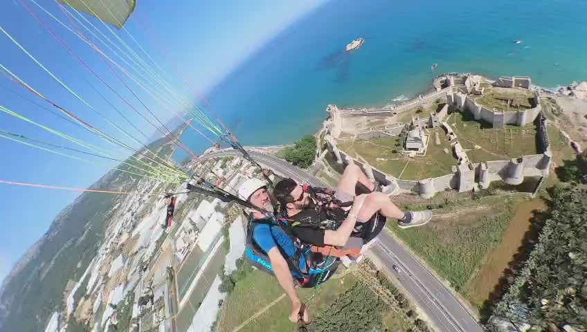 Anemurium Ancient City, Mamure Castle and Tandem Paragliding Tour from Alanya with history, sea views and adventure